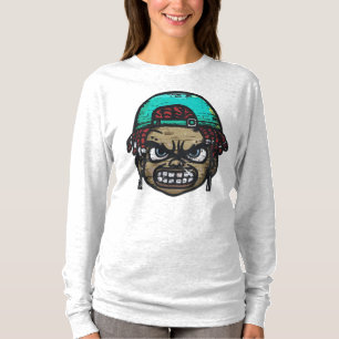 Camiseta Urbano Rebelde: Estilo de Grafite Face