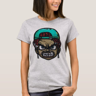 Camiseta Urbano Rebelde: Estilo de Grafite Face