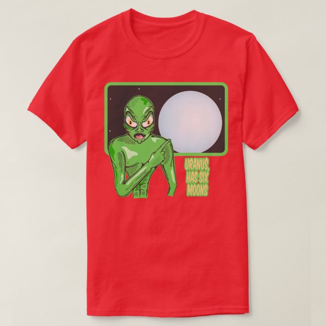 Camiseta Urhas 6 luas (Frente do Design)