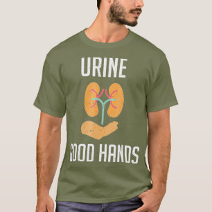 Camiseta Urina em Boas Mãos Engraçada Diálise Tecnológica p