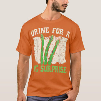 Camiseta Urina Para Uma Grande Surpresa De Aspargos Vegetai