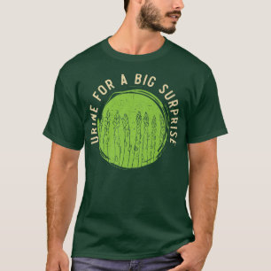 Camiseta Urina Para Uma Grande Surpresa De Aspargos Vegetai