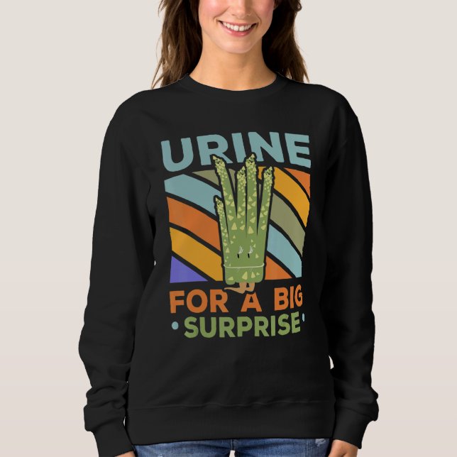Camiseta Urine For A Big Surprise Asparagus Garden Vegetabl (Frente)