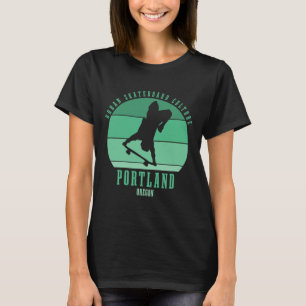 Camiseta Urn de skatista de Portland Oregon Skateboarding