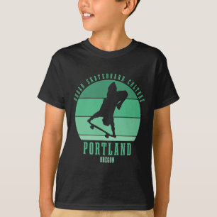 Camiseta Urn de skatista de Portland Oregon Skateboarding