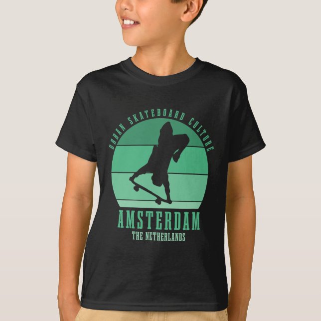 Camiseta Urn Skateboarder Amsterdã Skate 5  (Frente)