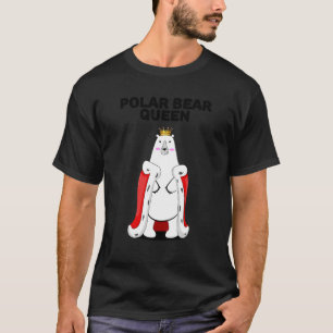 Camiseta Urnas Polar Rainhas Raparigas Urso Polar Mulheres