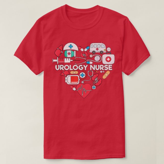 Camiseta Urologia Enfermeira Voluntário Para Urologia N (Frente do Design)