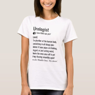 Camiseta urologista define urologia engraçada