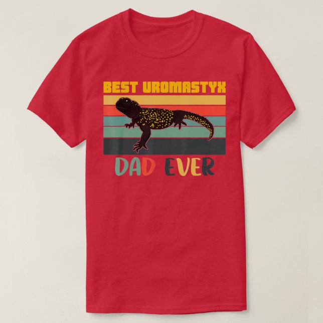 Camiseta Uromastyx réptil lagartixa de estimação biologia d (Frente do Design)