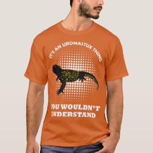 Camiseta Uromastyx réptil lagarto de estimação biologia do