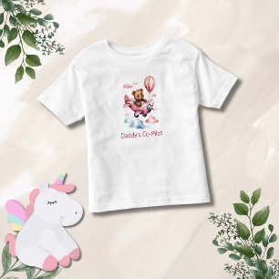 Camiseta Ursa no Avião Presente de Garota Co-Piloto do Papa