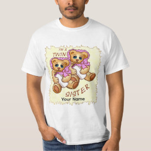 Camiseta Ursas Irmãs Gêmeas
