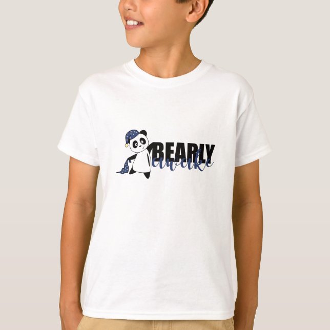 Camiseta Ursinho de Panda Sleepyhead de Awake (Frente)