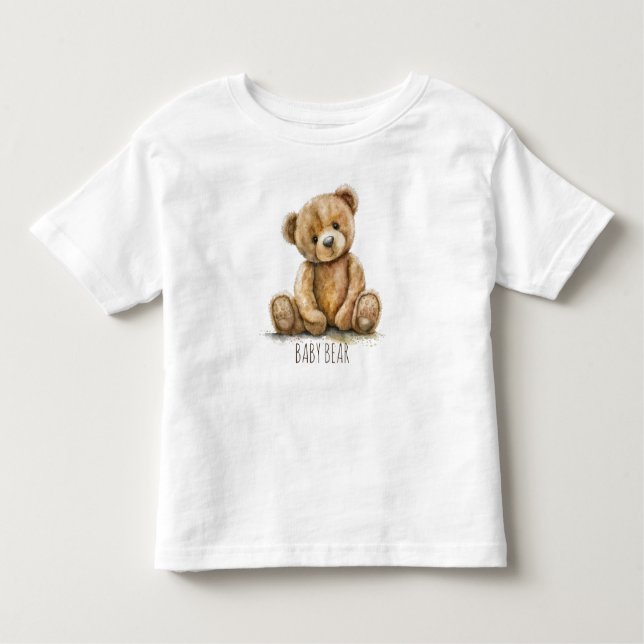 Camiseta Ursinho de pelúcia bebê (Frente)