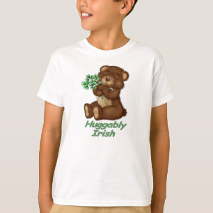 Camiseta Ursinho de Shamrock irlandês