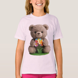 Camiseta Ursinho_design.no.5- por Impressões Maaya, Criança
