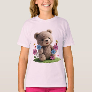 Camiseta Ursinho_design.no.6- por Impressões Maaya, Criança