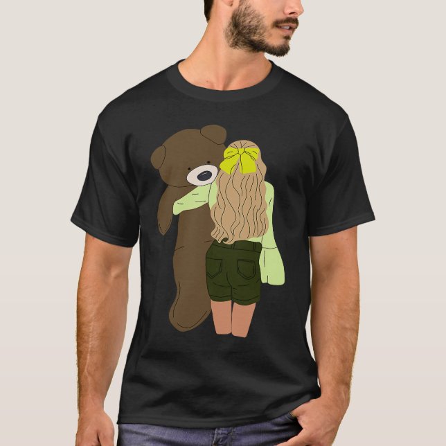 Camiseta ursinho fluffy chubby (Frente)