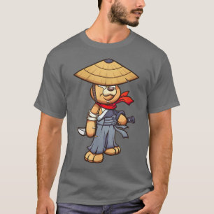 Camiseta Ursinho - Mestre de Samurai da Ilha Tendrum