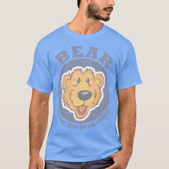 Camiseta URSINHO na casa azul grande (Frente)