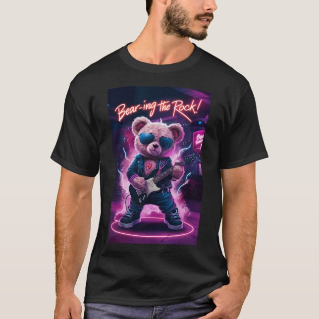 Camiseta Ursinho Rock Star (Frente)