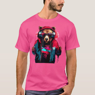 Camiseta Ursinho Techno Bear Music