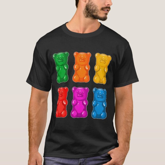 Camiseta Ursinhos Gummy Deliciosos (Frente)
