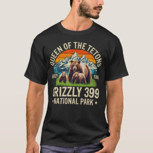 Camiseta Urso Amante Rainha Dos Tetões Nação Grizzly 399