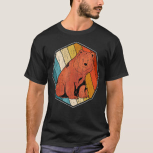 Camiseta Urso Animal da Floresta Selvagem com Urso Grizzly 