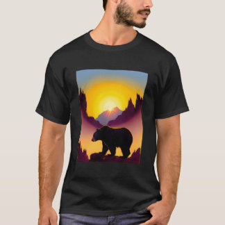 Camiseta Urso Apreciando Um