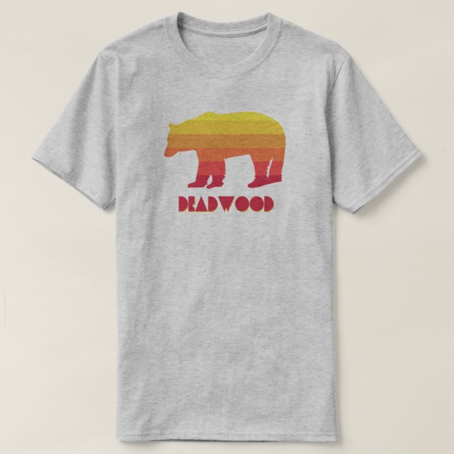 Camiseta Urso Arco-íris de Deadwood Dakota do Sul (Frente do Design)