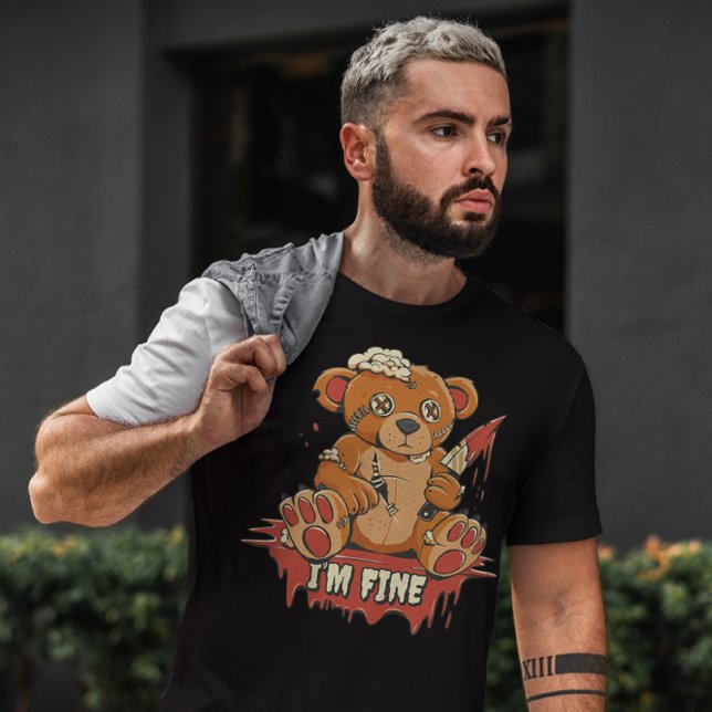 Camiseta Urso Assustador (Criador carregado)