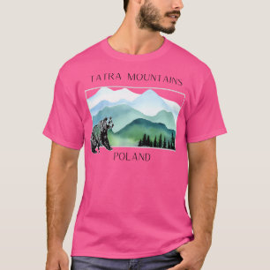 Camiseta Urso ativo das montanhas Polônia Tatra
