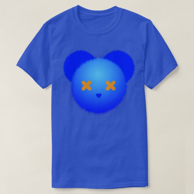 Camiseta Urso azul (Frente do Design)