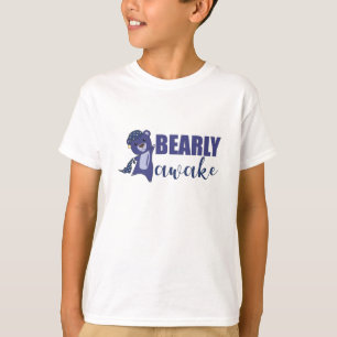 Camiseta Urso Azul Acorda Urso-de-Corte
