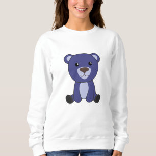 Camiseta Urso Azul Urso Colorido Ursos Corados Ursos Cortad