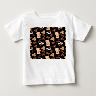 Camiseta Urso bonito e chocolate