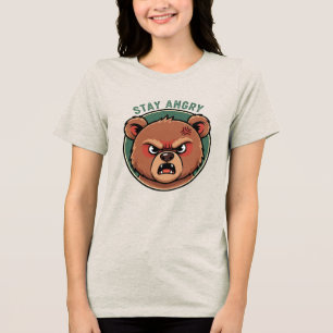 Camiseta Urso Bravo e Irritado