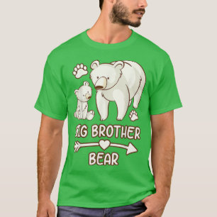 Camiseta urso-camisa do irmão mais velho, urso-irmão t-shir