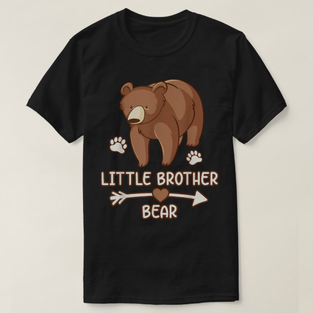 Camiseta urso camiseta, irmão urso-irmão (Frente do Design)
