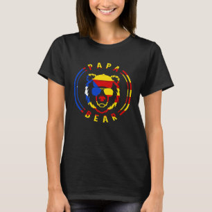 Camiseta Urso Catalunha Pai Passo Pai Aniversário Pai D
