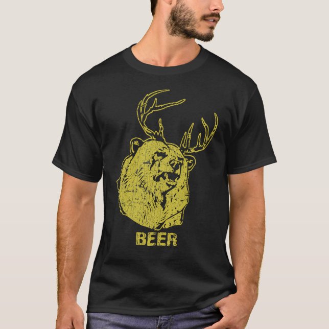 Camiseta Urso + Cerveja = Cerveja (Frente)
