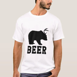 Camiseta Urso + Cervos = cerveja