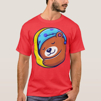 Camiseta Urso Cinto Dormindo Na Lua1