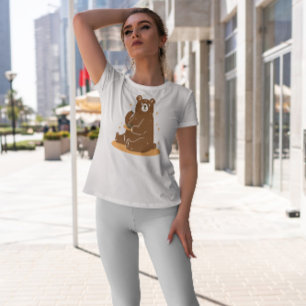 Camiseta Urso Cinzeiro Bonito