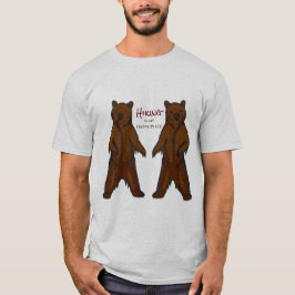Camiseta Urso Cinzeiro, Grelha, Grelha, Grelha, Grelha