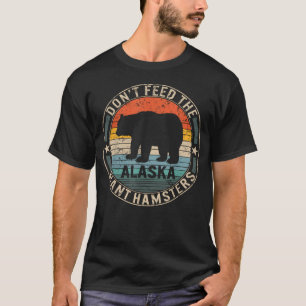 Camiseta Urso Cinzento do Alasca Não Alimente o Gigante