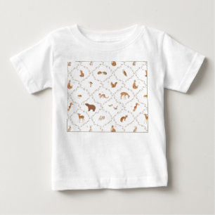 Camiseta Urso Coelho Coelhinho Raposa Animais da Floresta C