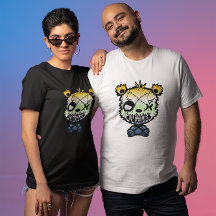 Urso Colorido da Bandeira do Orgulho Agênero AroAc